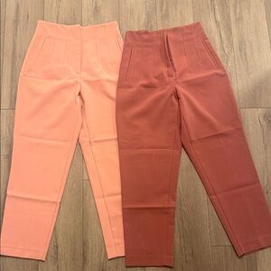 2 Zara pants.